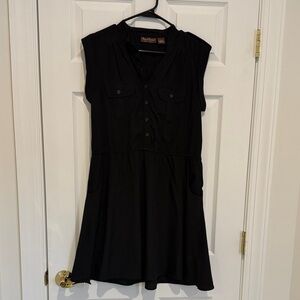 Speed Control Black Sleeveless Dress
